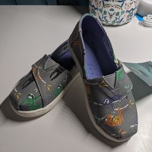 New tiny toms sloth shoes toddler 9 t9